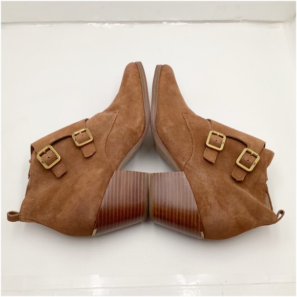 {Michael Kors} Suede Ankle Bootie - Picture 11 of 16